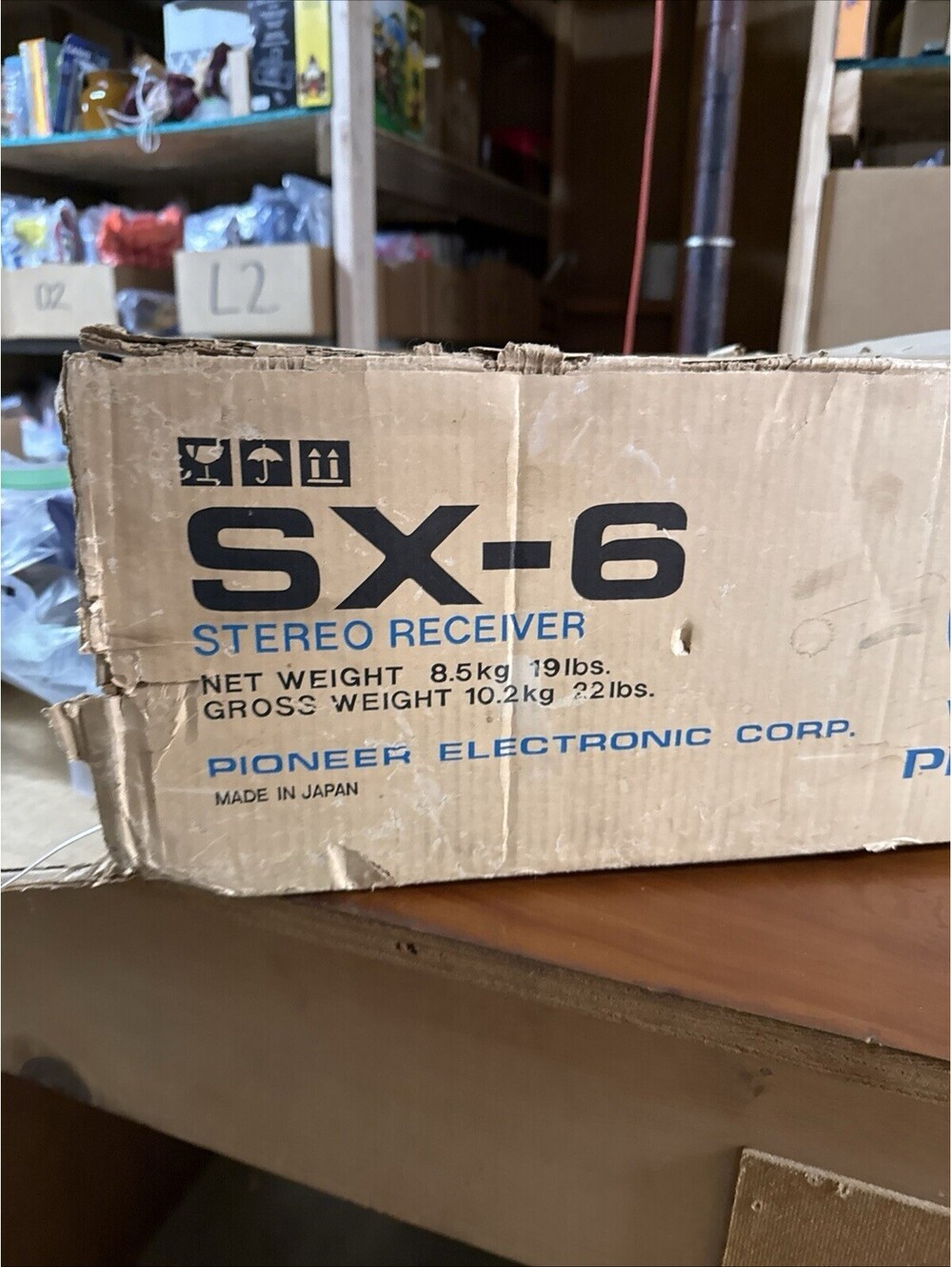Pioneer SX-6 Computer Controlled Stereo Receiver Vintage Made In Japan